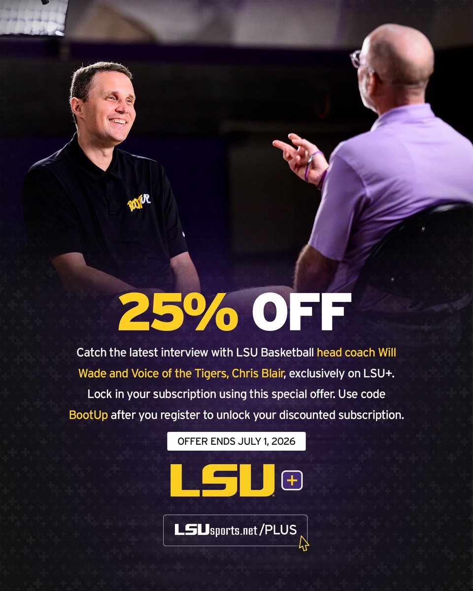 LSU Plus tweet media