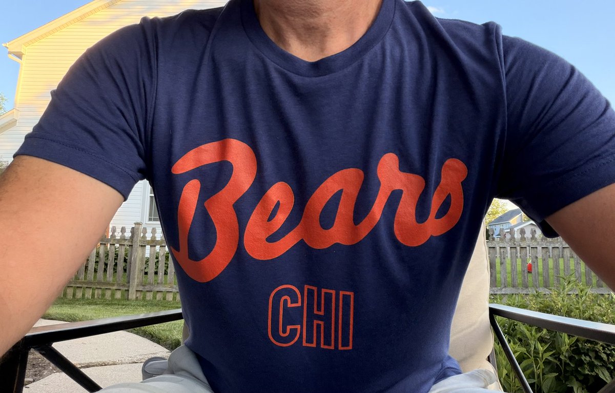 tonylev4's tweet photo. This is what you do. Visit @talleybrand and order some Bears gear. Wearing your new gear, post on your socials. Then, Rob sends you his orange envelope full of really cool Bears stickers. Suddenly, you’re part of the team: The best dressed Bears fans in the CHI #FGB https://t.co/cDhZOTcmUN