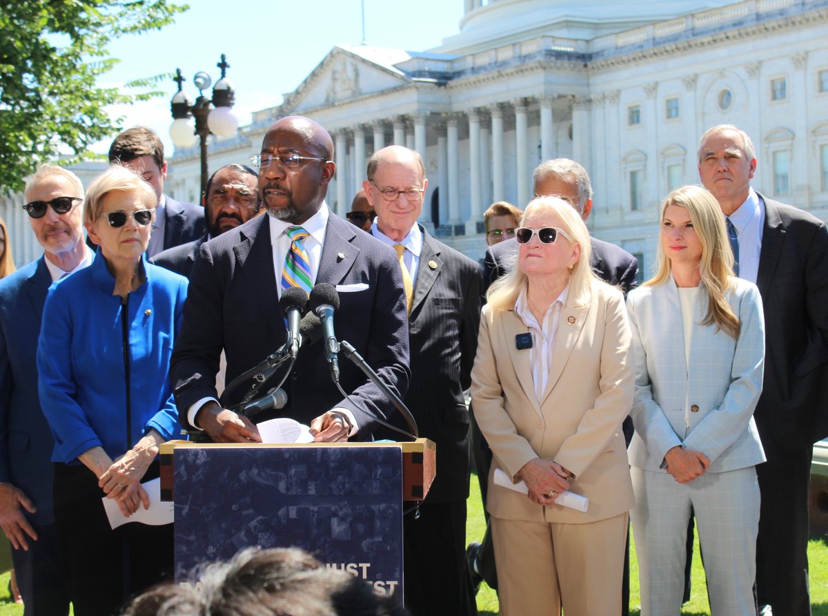 RepPettersen's tweet photo. This week was supposed to be a win for families struggling to find an affordable place to live. Instead, I stood with my colleagues to demand answers after Trump's sudden, unacceptable cancellation to sign a bill that was a step in the right direction.

We did the hard work to pass real, tangible relief to lower costs and build more homes—only for Trump to derail it at the last minute. We won't back down from this fight.
