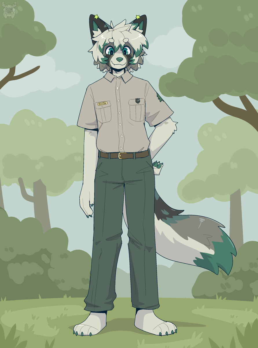 Fleurfurr's tweet photo. Park ranger https://t.co/tZYSs24CAt