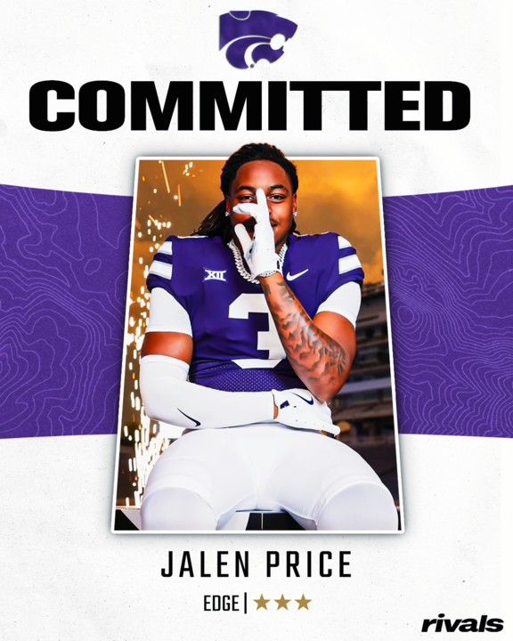 samspiegs's tweet photo. BREAKING: Kansas State is on FIRE in Texas, adds a commitment from touted Cedar Hill (Texas) EDGE Jalen Price

"What makes them such a strong fit is the way they plan to use me and let me be a playmaker"

More: https://t.co/RArFXIOM0c https://t.co/EepThlYz26