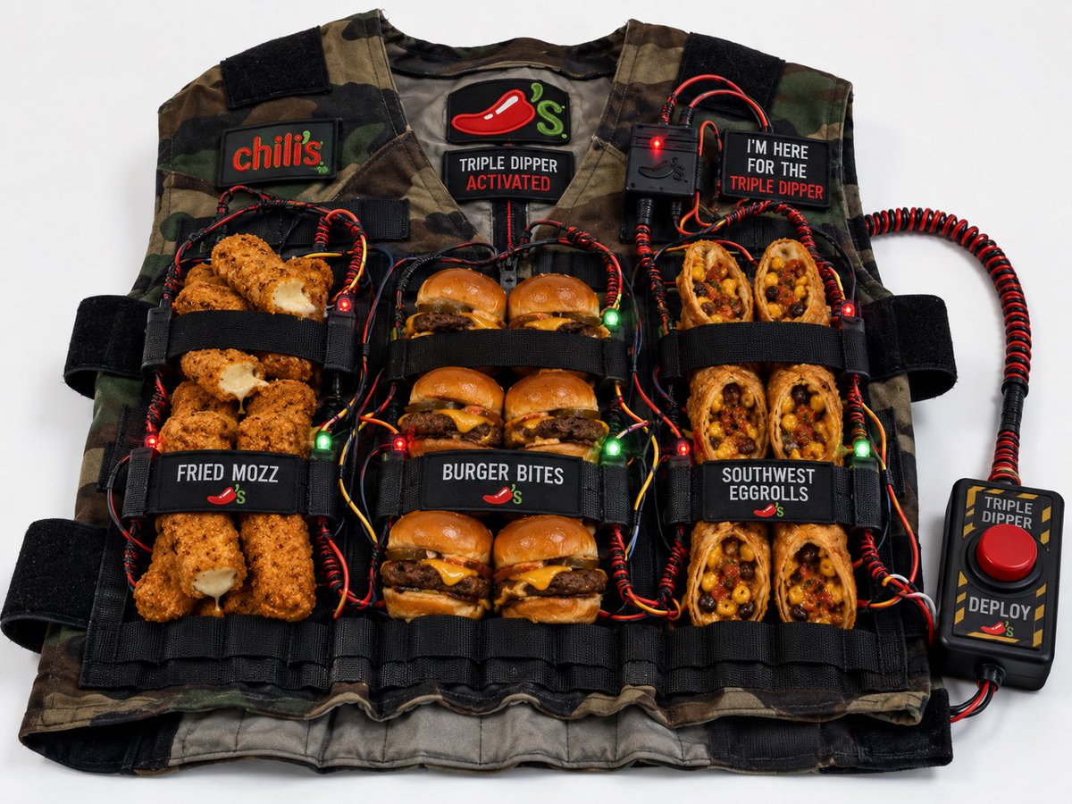 PV1776's tweet photo. @Chilis @Chilis The perfect way to transport a Triple Dipper through the airport. This is @TSA approved. https://t.co/NDlvttxVwN