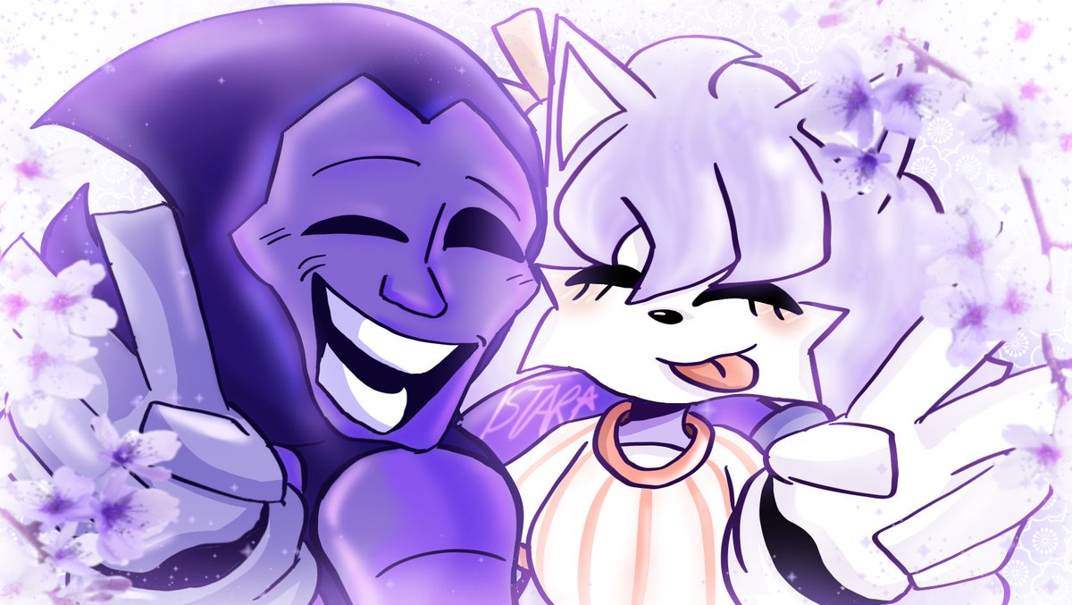 Starshow6167's tweet photo. I drew wacky and Majin because I truly love them and how both of them are so silly and love causing things in silly ways i believe they would be best of friends @michimoomo #wackysweeps https://t.co/dfQxwxK3A2