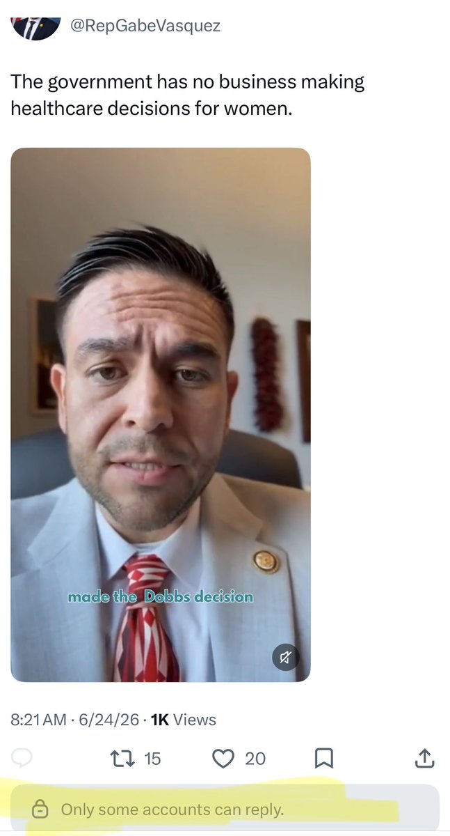 RepBlock's tweet photo. .@RepGabeVasquez COWARD https://t.co/EEd5acO6u0