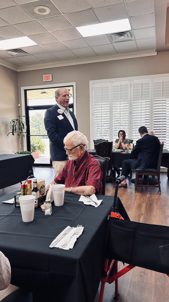 RhettforAlabama's tweet photo. It’s up to Alabama’s Second Congressional District to defeat the Left and send President Trump another conservative to deliver his America First agenda.

I’ve had great visits with the River Region Republicans and the Pike County Republican Women this week to gear up for the August 11 special primary election.