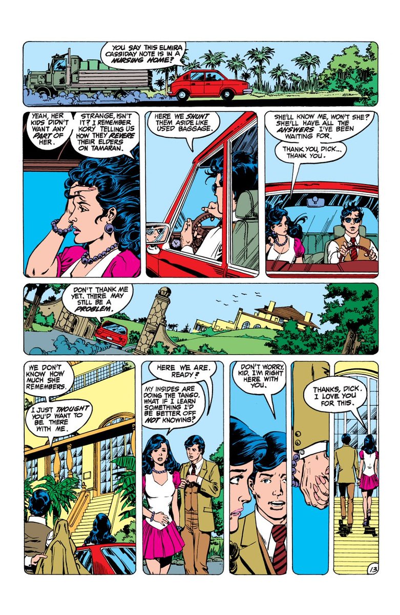 Super_HunTTer's tweet photo. "Who is Donna Troy ?"
amazing story that showcase Dick and Donna as very close friends, I enjoyed this so much
I know Donna's origin gets retconned million times after this, but highlights was showcasing how Dick cared for her so much https://t.co/FGLWDSF7HG