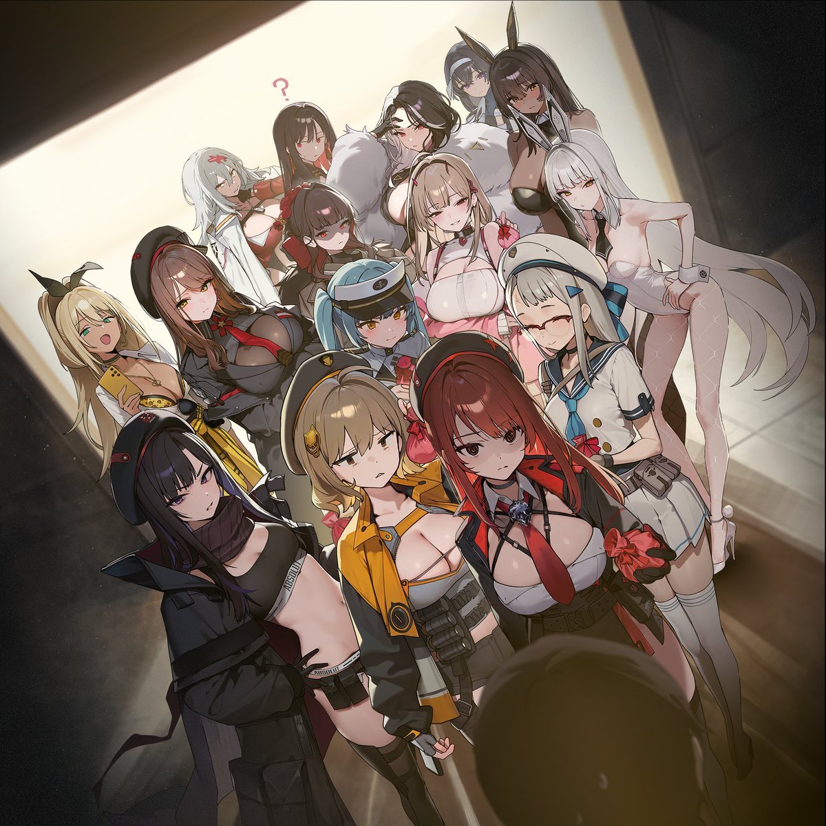 KOGG__'s tweet photo. Could you handle 15 very angry Nikkes who are all madly in love with you? https://t.co/SdL8DCwM9A