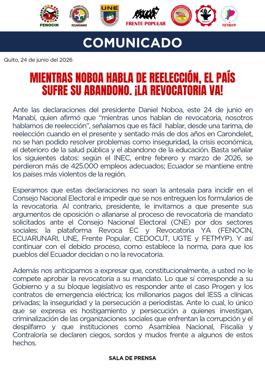 UNE NACIONAL tweet media