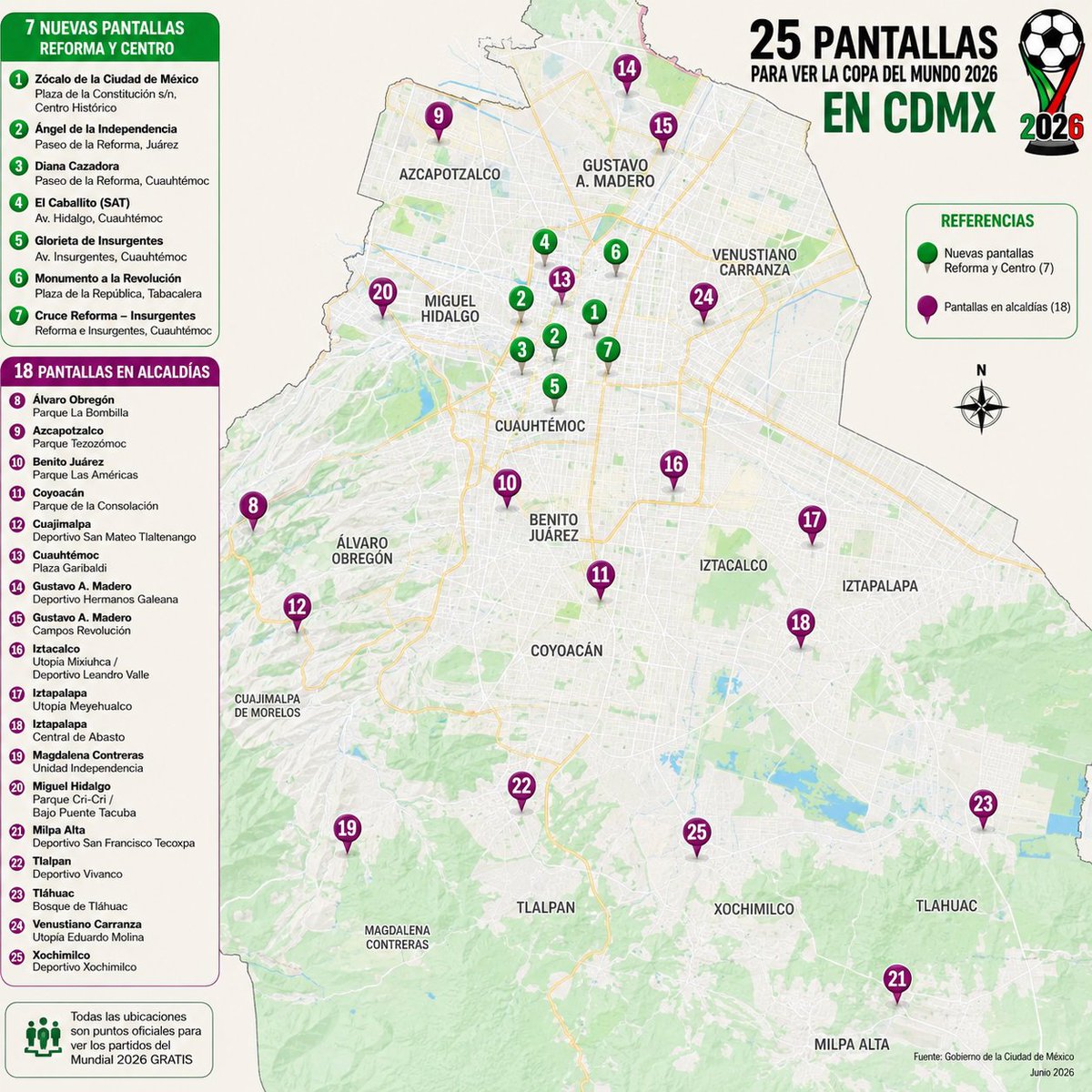Javi_Busest's tweet photo. Estaba buscando donde ve el partido en conjunto en las pantallas y me puse a hacer un mapa de donde se encuentran, por si les sirve https://t.co/dZI1VNsLri