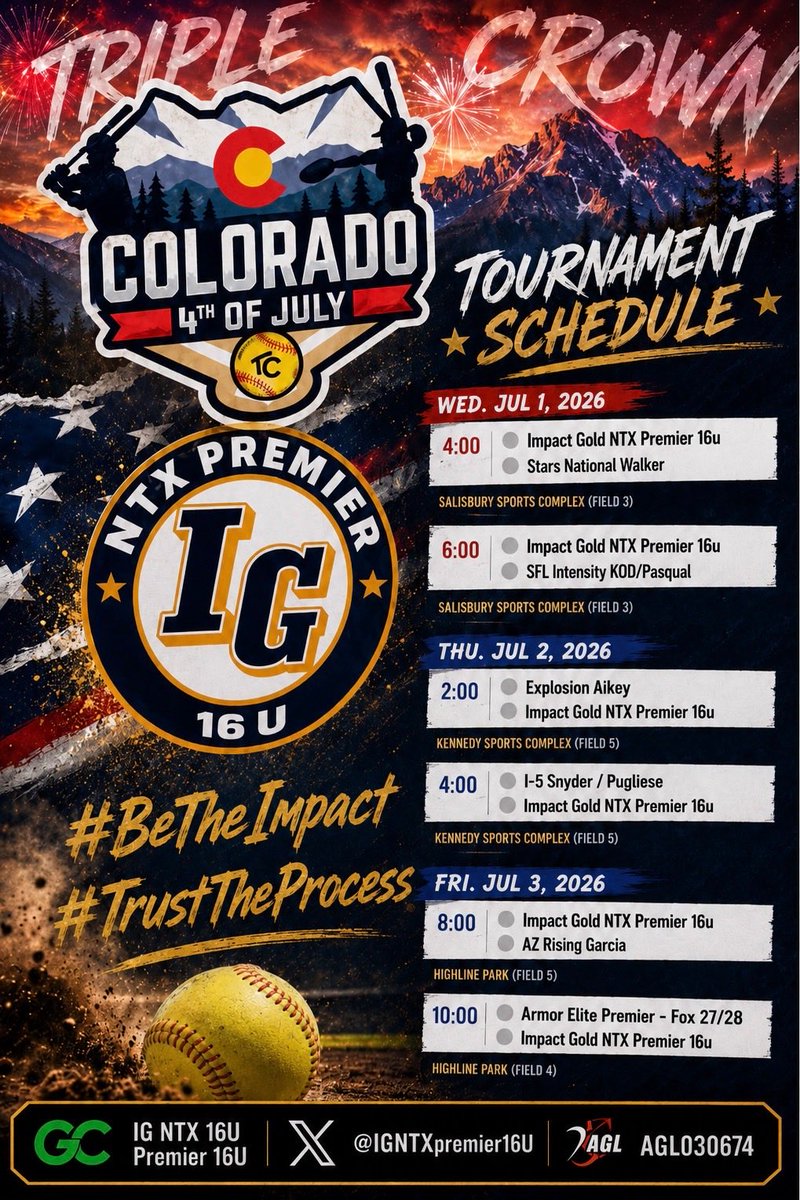 Gabby_C_2028's tweet photo. Can’t wait to head to Colorado this weekend! 🥎 So excited to compete in this tournament, make memories with my team, and see what we can accomplish. Ready to get after it! 💪 #Softball #TournamentWeekend #ColoradoBound
#goldblooded #betheimpact #trusttheprocess #uncommitted #ncsasoftball
@IGNTXPREMIER16U @SBRRetweets @CoastRecruits @CoastRecruitsSB @SoftballDown @DirectRecruits @SportsXFilm @D1softball @ImpactGoldOrg @AGLSoftball @NCAASoftball @ExtraInningSB @zajaccoach @iamcoachkris @jimneds @jnathletics @jnsportsnation @coachjrtorres
@coachkoons @cam_hutcherson @TakeCharge_SB @CoachWyattECU @texastechsb @gerryglasco @FIUSoftball @CoachBee9 @MikeMeyersFIU
@FGCU_Softball @LindsayFico @DevynFlaherty
@Rw15Woodard @ScottWoodard8 @CoachTrevTXST @coachbrun @KarenWeekly @Coach_SniderSB @sfa_softball @coachcodywhite @coachjonhunter @CoachBradF @CoachJenFuller @BaylorSoftball @BUMoore