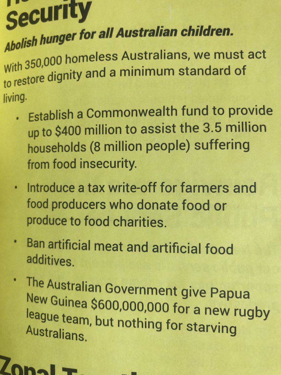 EonPhyre's tweet photo. 😳 $600M for a PNG Rugby Team 🙄 8M ppl suffering ‘food insecurity’ 🤔 so approx 30% Australia……

so th UAP is appropriating FDR’s “New Deal” &amp;it’s Great Depression/1930’s imprint 🤫 they’re allso flirting with Nationalist Socialism language (like One Nation in 1990’s)

🖕🏽🤮💩 https://t.co/QZDQqpok6z