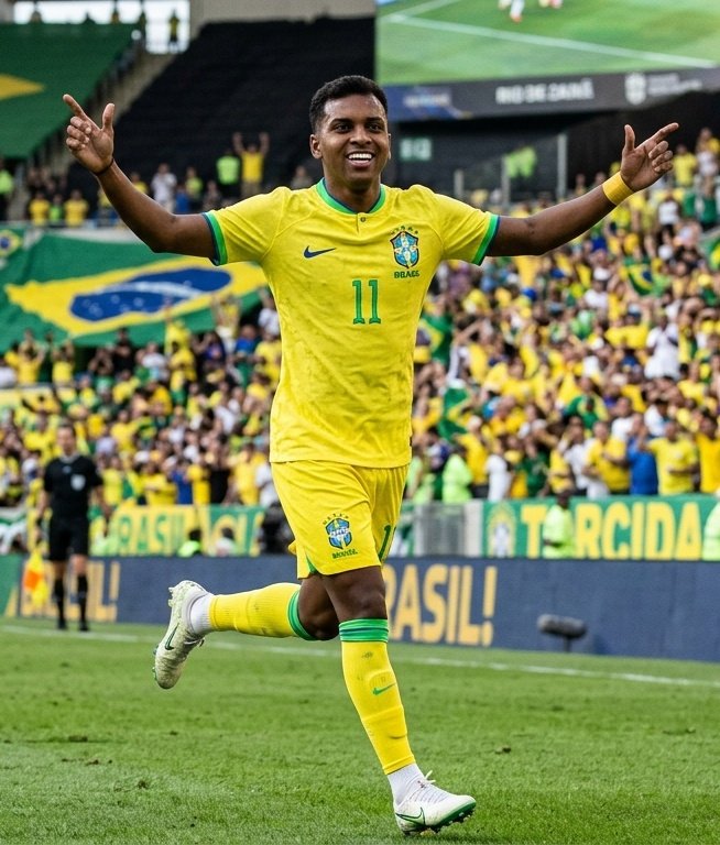 arquivocurioso's tweet photo. Passou da hora da @CBF_Futebol lançar calção e meião alternativos amarelos no mesmo tom da camisa para abolir essa combinação bizarra que é a camisa amarela com o calção e meião brancos. https://t.co/2LncdtM02m
