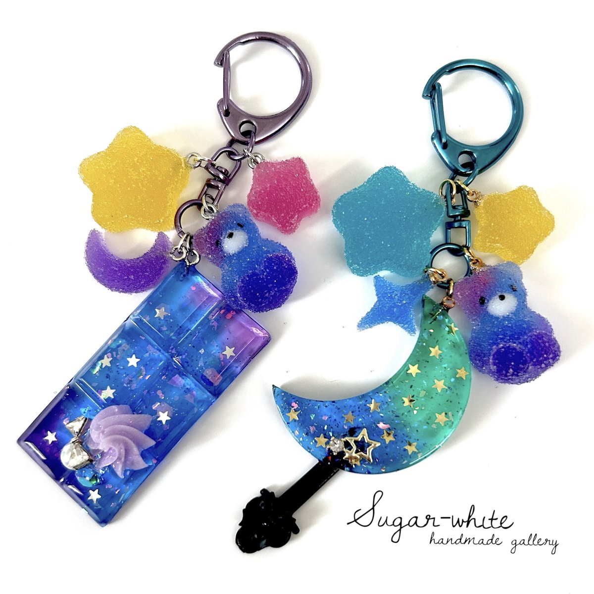 sugarwhi's tweet photo. 🆕6/25(木)21:00~minneにて販売

sugar candy bear  🪐🧸🌟

宇宙のおやつのキーホルダー

🍫宇宙チョコレート
🍭宇宙ロリポップ https://t.co/TSz6Vl4ww0