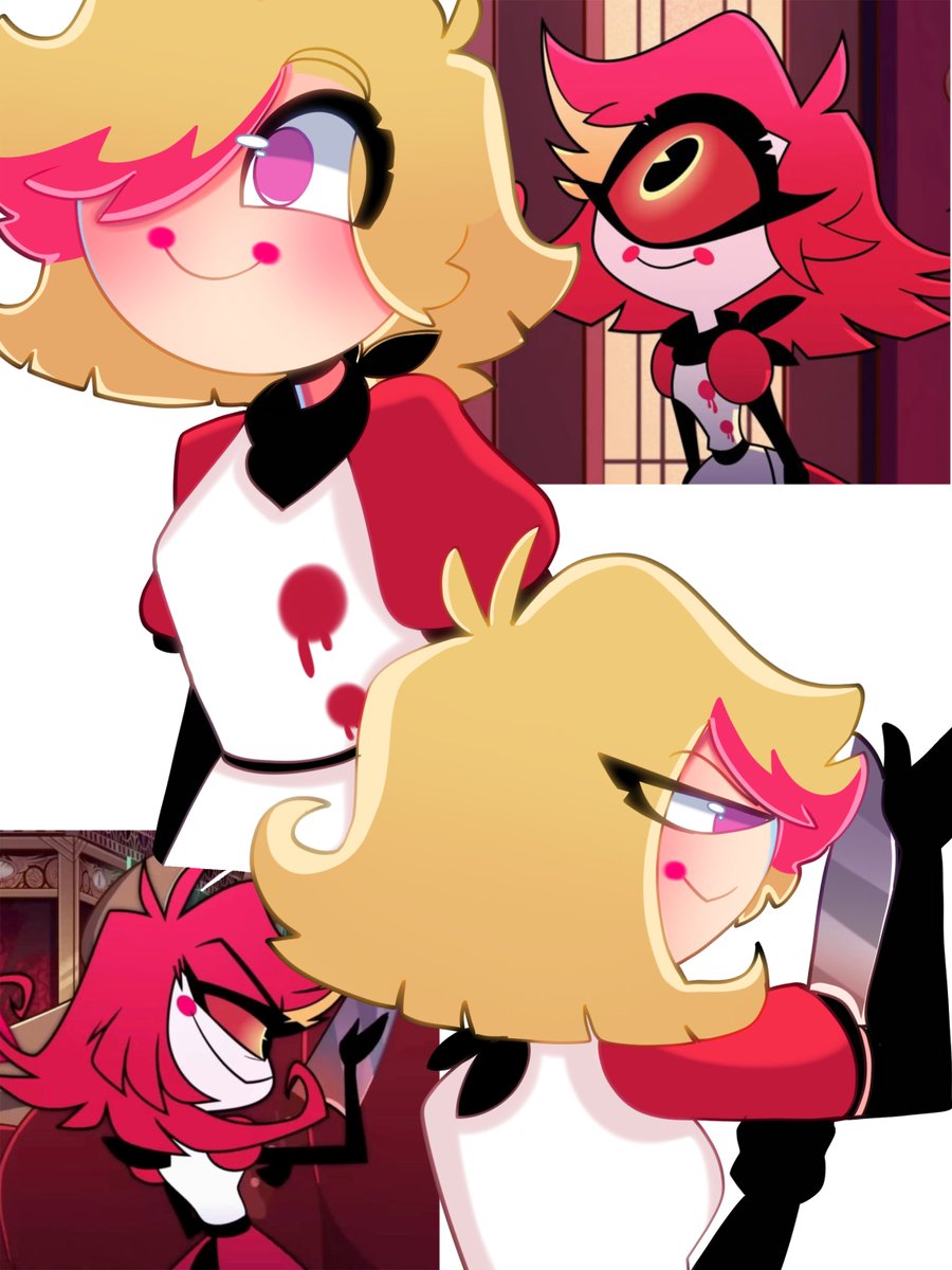 arts_carlo64917's tweet photo. Les traigo los diseños de los sirvientes de Fred alastor hazbin hotel x fnafhs #hazbinotel #Fnafhs https://t.co/H1yJ9jybd2