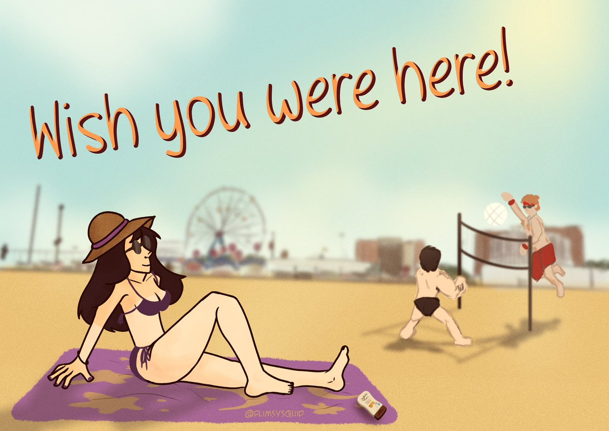FlimsySquid's tweet photo. 🔥☀️👙🏝️🏐😎 https://t.co/YqQwBIAuwb