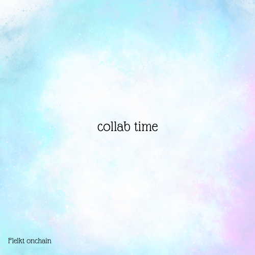 Flelkt's tweet photo. Collab time?

Tag your favorite community.

Collab starts from tomorrow.

New users can apply: https://t.co/f0kM7GgYcZ https://t.co/XL6noK5uVM