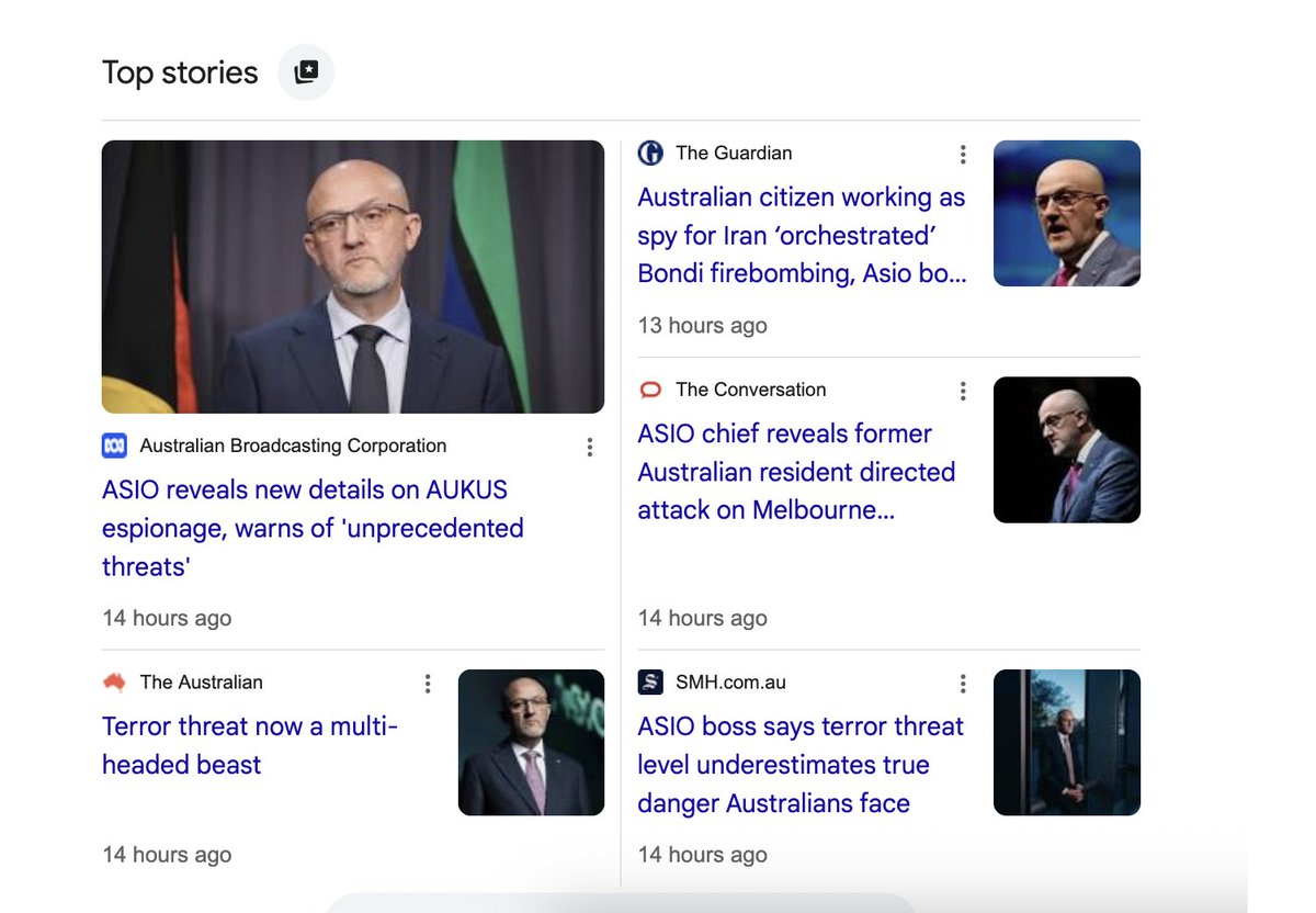 RonniSalt's tweet photo. I see little Mike is busy leaking his James Bond fantasies all over the place again

Pay attention to how and why these phantasmagorical stories turn up

Mike Burgess is due to give his ASIO annual threat speech in a few days

And suddenly we have . . . SPY JOURNOS &amp; ASSASSINS!
. https://t.co/0ELep8uDzV