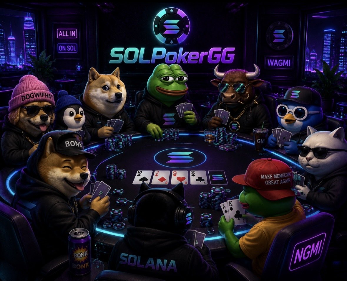 SOLPokerGG's tweet photo. @solana @WSOP Did someone say chips stacked? 👀 https://t.co/sXyhovHBYw