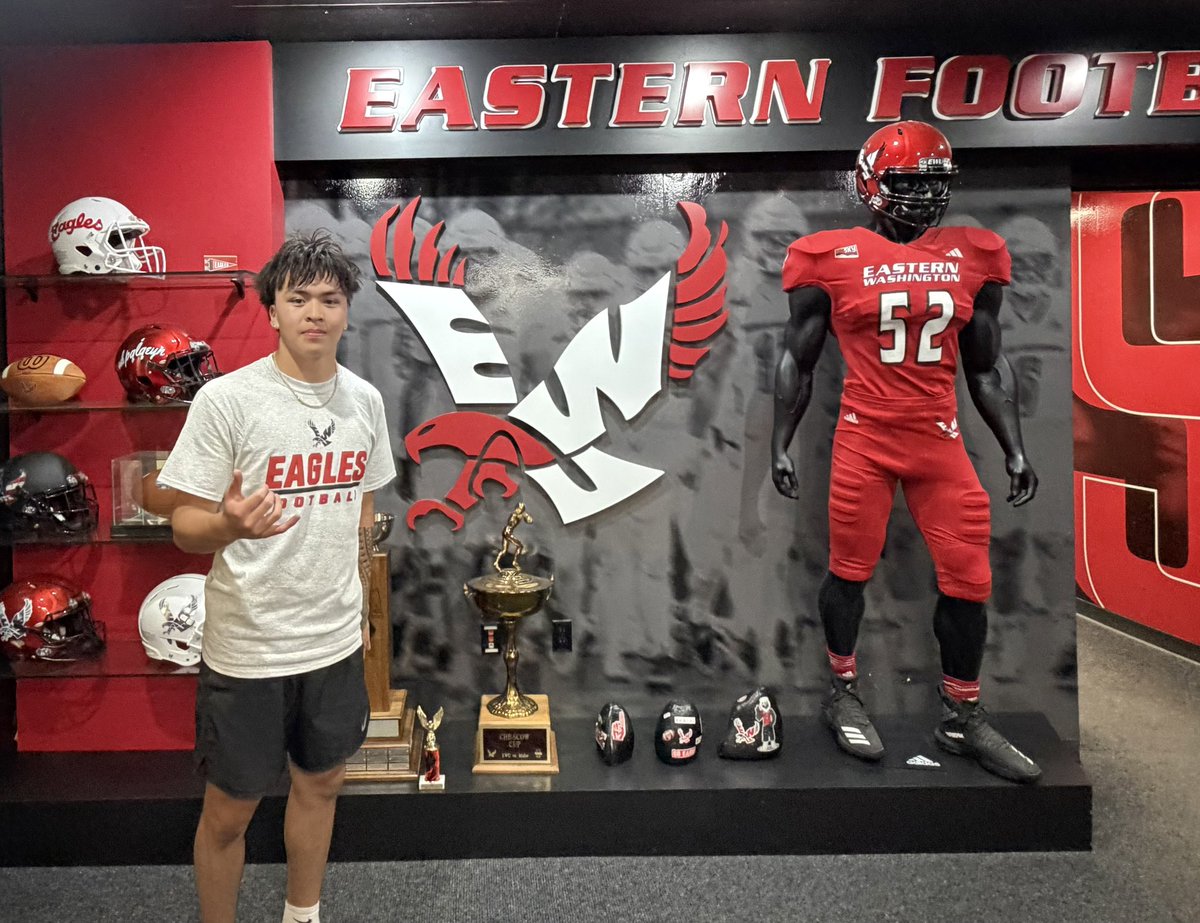 BraydenPaulino's tweet photo. Had a great time competing at @EWUFootball camp. Appreciate the coaching and opportunity to work with the staff. Looking forward to staying in touch. 

@CoachAnderson_M @codybrown_20 @CoachBestEWU @RyanLewis_38 @Coach_ZBruce @CoachCBrink @EWUCOACHBROWN @JagNationFB @BrandonHuffman @ToreyDonovan50