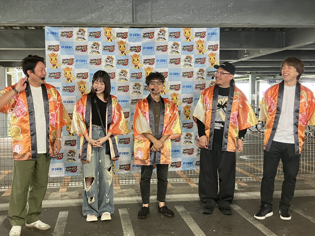 DMM_pachitown's tweet photo. 本日「パチンコ・パチスロ 日本統一3」収録日‼️ 『ピーアーク草加』を舞台に予選前半の最後に登場するのは
🟧関東北部エリア🟧
・まりも @marimo_tadokoro 
・いち花 @ichika_pachi8 
・へいてん @heitenkun 
・ウシオ @usio777 
・レビン @levin_slomaga 
前回優勝エリアのレビン・ウシオも合流した今回の組み合わせで、一体どんなドラマが起きるのか!? ぜひ現地でも応援ください！
#PS日本統一3
#PR #ピーアーク草加