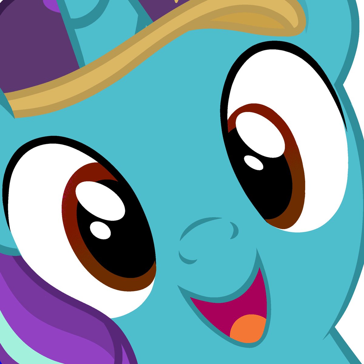 TaylorBMcardle's tweet photo. Got this really cute close up YCH from @emeraldthepony of my OC! Highly recommend getting yours done by them! 💜💜 https://t.co/UsDgnxLCax