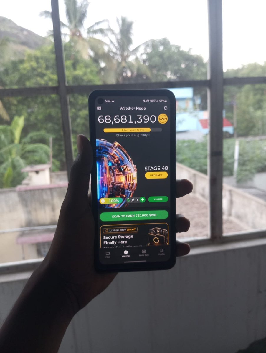 JEEVI_246's tweet photo. Excited to support DeNet through #WatchersEverywhere! My Watcher node helps strengthen the decentralized network while earning $WN rewards. Every node matters, and together we're building a secure, community-driven future. 🚀🌍 #WN
#Watchers Everywhere https://t.co/BSIdCLuIpl