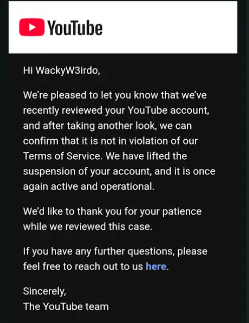 GtaGlazer's tweet photo. Still can't believe my youtube channel was wrongfully terminated for 9 months and they finally reinstated it after realizing they made a mistake. I missed out on so many potential views, subscribers and revenue. It genuinely sucks. Gonna be hard to get pushed back in the YT algo. https://t.co/rtYJoulznF