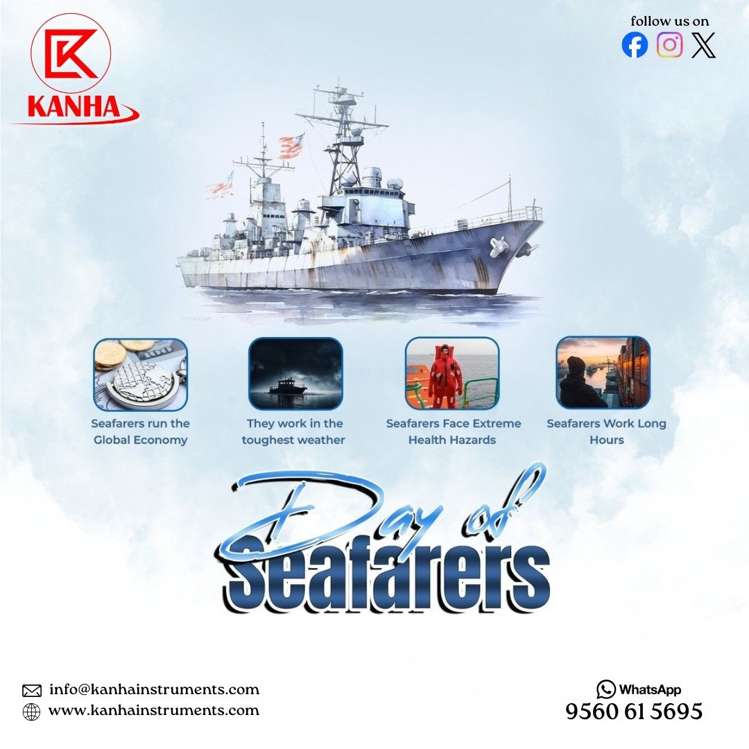 TestingMilk's tweet photo. On this Seafarer Day, Team Kanha Instruments extends heartfelt gratitude to all seafarers for their unwavering commitment and bravery. Your efforts keep the world moving forward. Happy Seafarers Day! #SeafarerDay #SeafarersDay #kanhamilktestingequipments #kanhainstruments https://t.co/sKknMj09u9