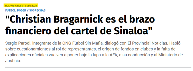 xaviercarp's tweet photo. La pretemporada que se hace en España es promovida por el narco Christian Bragarnik. Le cobra a River cerca de USD 5 millones por organizar amistosos. Todo un negocio de Di Carlo y la runfla. El club está tomado por la mafia aguilarista. Por eso echaron a Gallardo. #River https://t.co/AQOE6WD0Oa