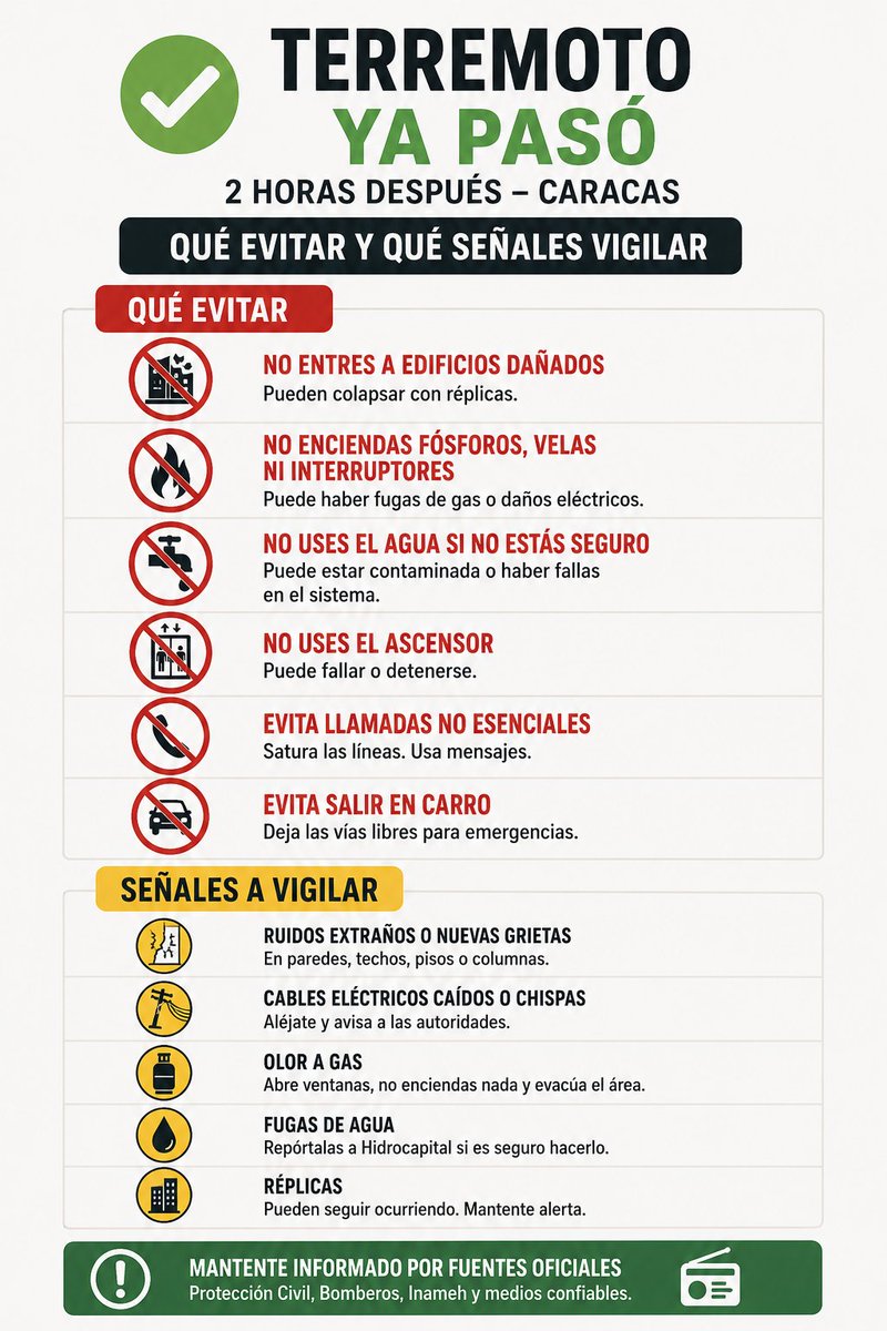 romuloXcordova's tweet photo. Para quienes viven y/o conocen a gente de Caracas y zonas afectadas. https://t.co/haolEkoVyg