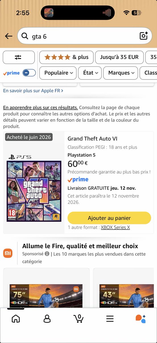 shadecore_'s tweet photo. @ChocoBonPlan Il vient de passer à 60€ sur Amazon https://t.co/V4W30YxQqF