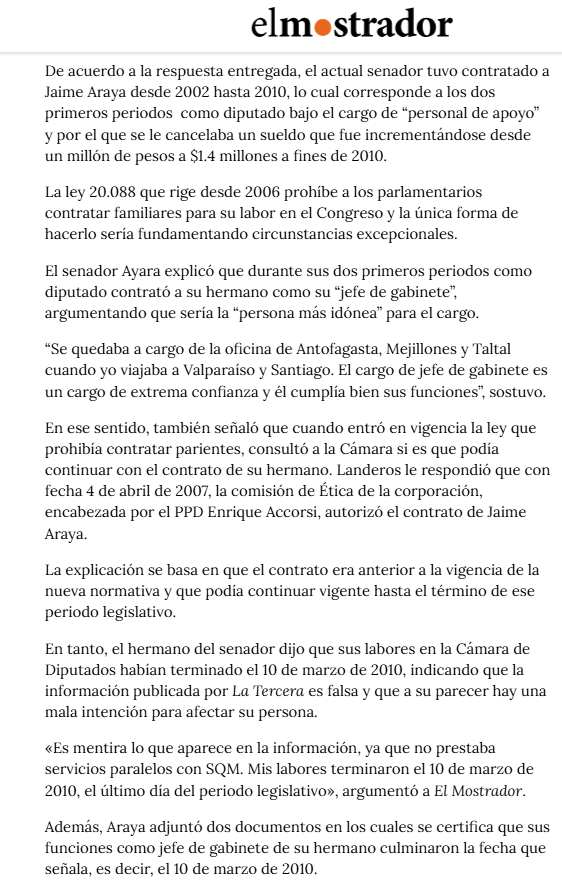 cmmc116's tweet photo. @Dip_JaimeAraya @martinarrau Jaime Araya webea porque el primo de la señora de ... cuando él le boleteaba como asesor a su propio hermano, algo expresamente prohibido, CARA DE RAJISMO TOTAL https://t.co/uK9anRApwN