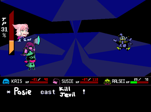 PosieKitty's tweet photo. 🌸DELTARUNE? but we're a chapter behind teehee https://t.co/1Wo0oMu7Ws