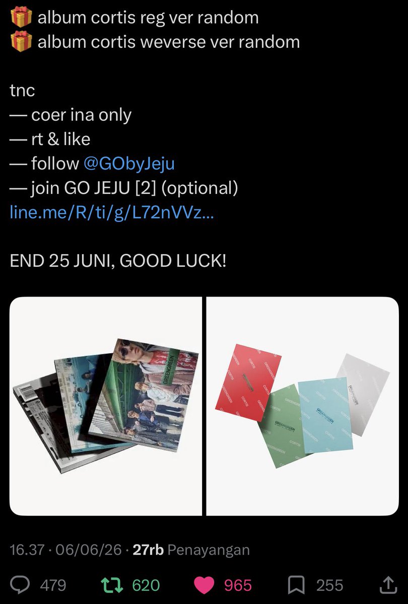 kons2u's tweet photo. @GObyJeju wish me luck! 🥹 thank u kaa udah ngadain GA! sukses terus buat GO JEJU >//< https://t.co/7F1c0XhFY7