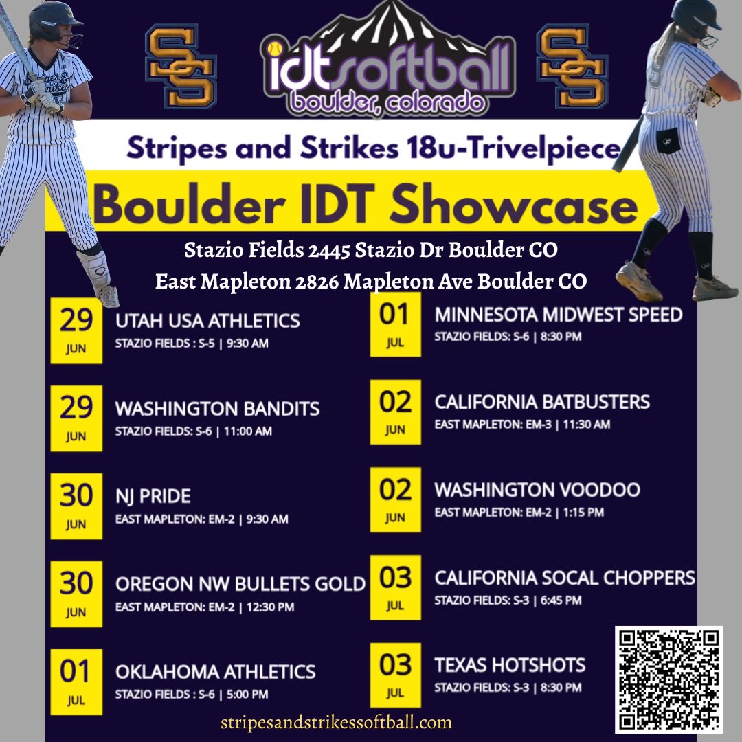 Ava_Lenko's tweet photo. Can’t wait to head to Colorado this week for the Boulder IDT Showcase with the 18u team! I’m so excited to see all the great competition!
@Stripes_Strikes @GatorsSB @HarvardSB @DrexelSoftball @PennStateSB @Penn_Softball @FordhamSoftball @Lehighsoftball https://t.co/bHKUyQ28gZ
