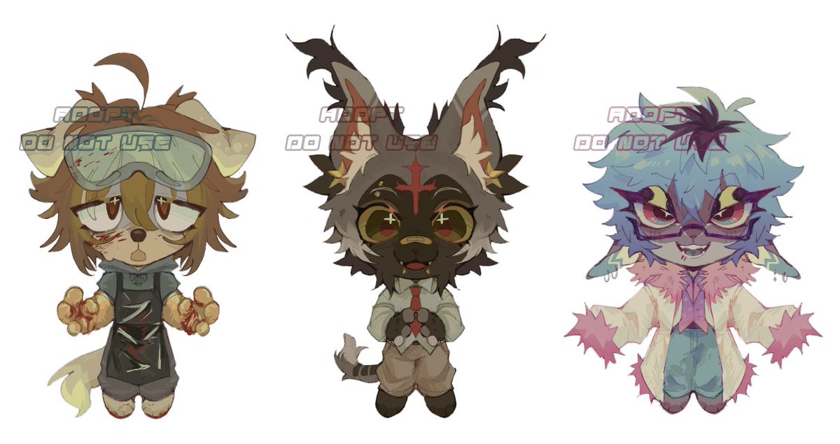 lowmutt's tweet photo. ´AFTER HOURS´ BATCH ⭑.ᐟ
⬩➤ info below 
#adoptables #adoptableopen https://t.co/WC0eOBWWMn