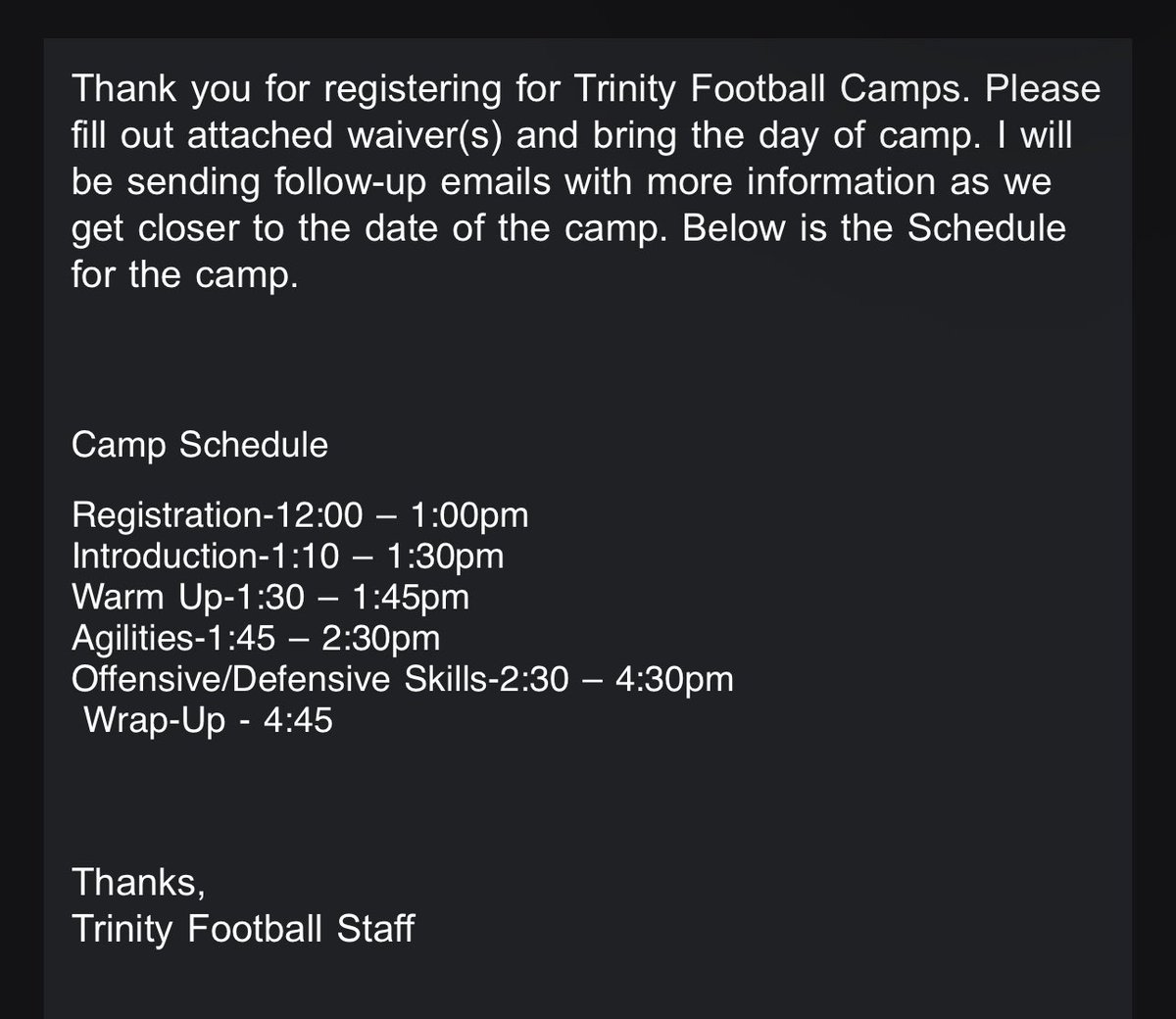 LoganSullivan36's tweet photo. Excited to compete at @TrinCollFB on 7/18 thank you for the invite @_coachdwilliams https://t.co/OEvR7HW07a