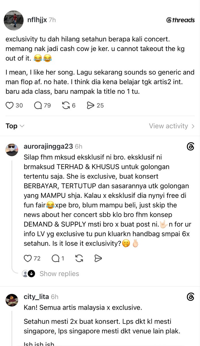 BAD_ARSILA's tweet photo. kalau betul hilang “exclusivity”, kenapa tiket masih sold out?

orang bayar bukan sebab nama saja. orang bayar kerana percaya pada kualiti &amp; standard yang konsisten.

3 dekad kerjaya, setiap kali siti nurhaliza umum konsert, tetap ada permintaan. that’s the real exclusivity. https://t.co/uUwzhIfPkL