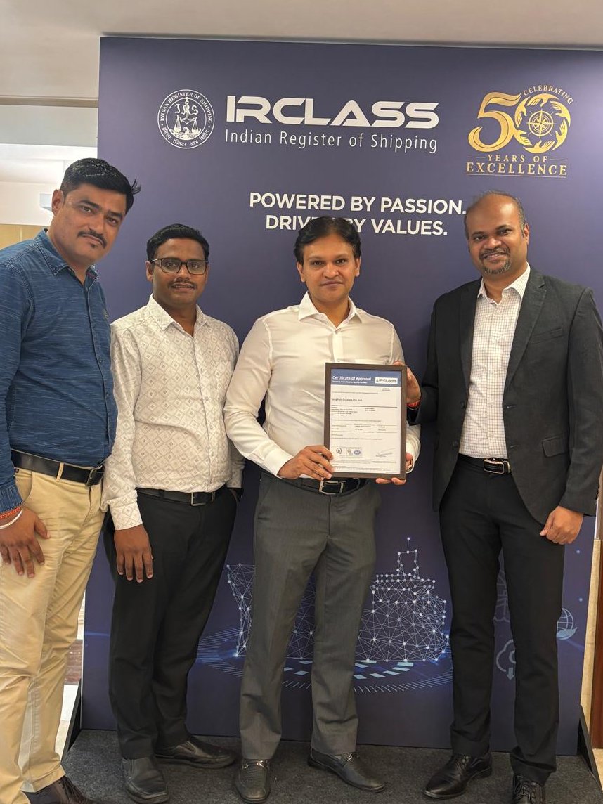 ISSPLLimited's tweet photo. We are pleased to announce that ISSPL (formerly IRCLASS) - IRQS has officially certified Senghani Creators Private Limited for ISO 45001:2018 (Occupational Health and Safety Management Systems). https://t.co/9jz4rckWge