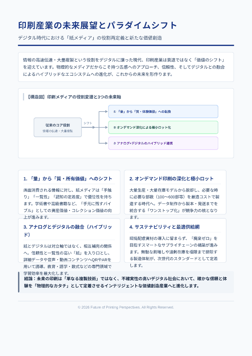 forestiidabashi's tweet photo. 印刷の未来についてAIに聞いてみたところ
印刷産業は現在、価値のシフトを迎えていて
キーワードのひとつは「信頼」という答えでした。
本の「信頼」をつくりだすのは出版社や著者の責任をベースとして、
校閲や校正等の事業者も一部を担っているかもしれませんね。
＃組版 https://t.co/xutjXTiCw7