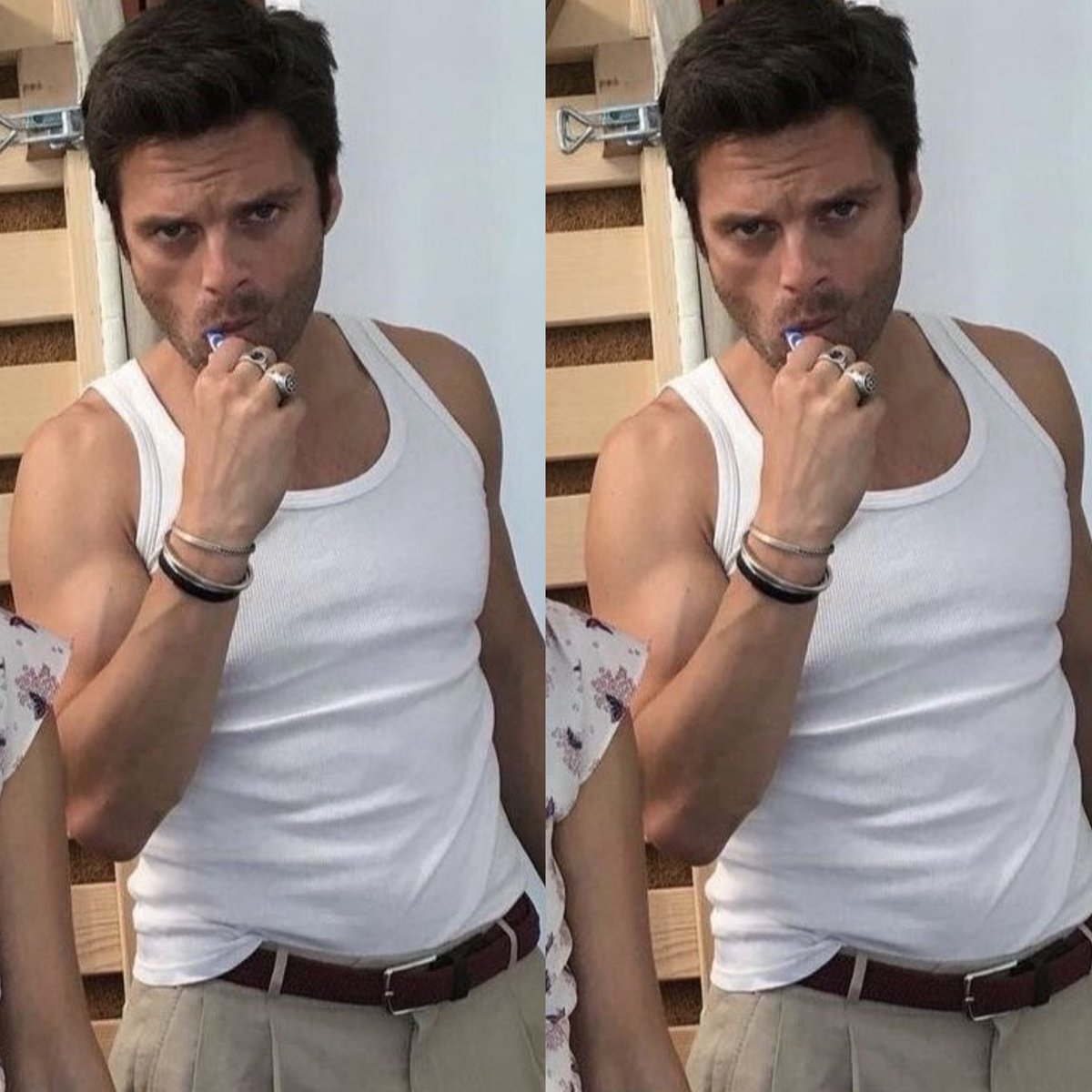 lunarninaa's tweet photo. he’s just so damn fine it’s unreal https://t.co/X4RVPASCY2