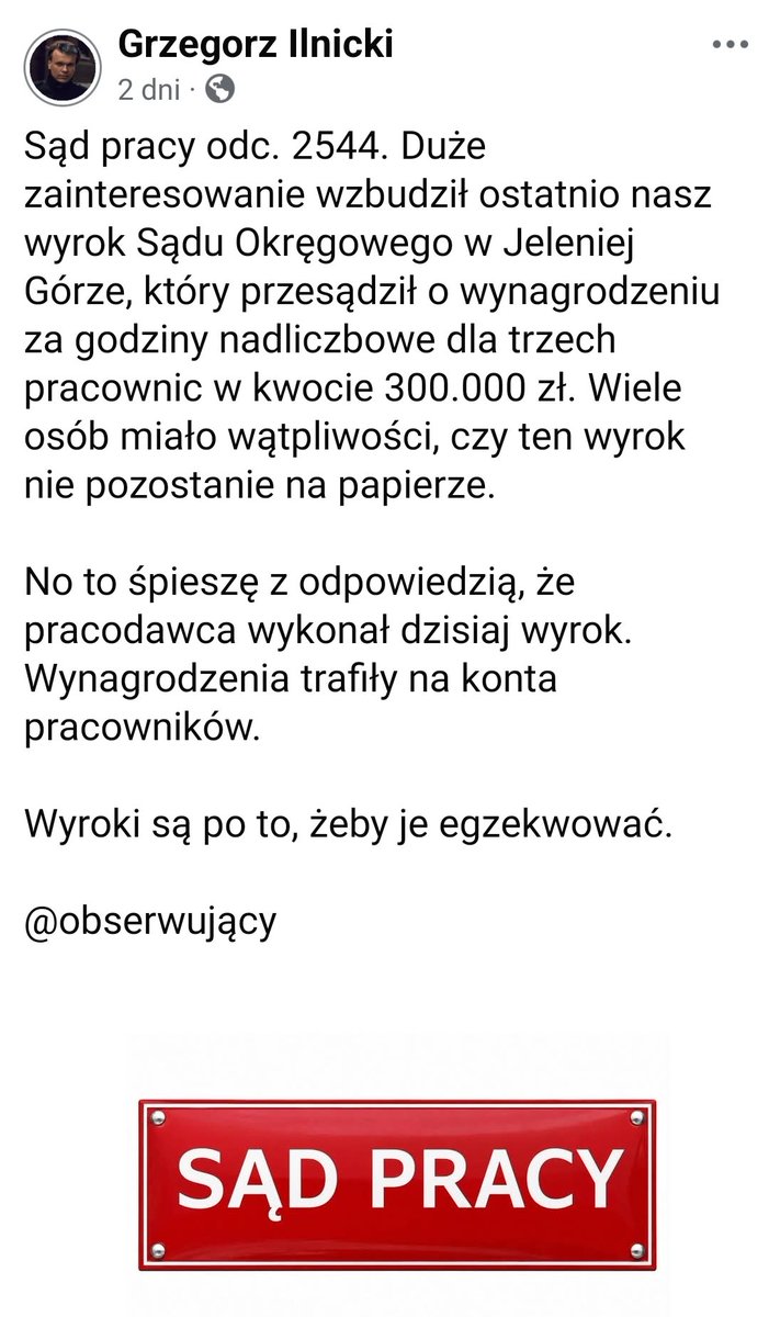 TakaRybka's tweet photo. Super piękne wiadomości. ♥️

Sąd pracy z Grzegorzem Ilnickim, odcinek 2544. 🫶🏻 https://t.co/ETAfRE1xCJ