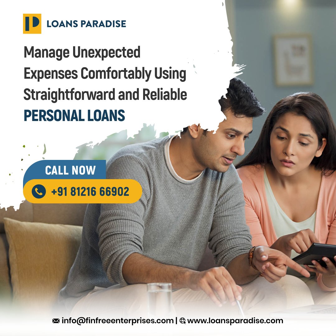 LoansParadise's tweet photo. Life can throw #financial surprises your way when you least expect them. Having access to a transparent borrowing #partner ensures you handle every situation with complete #peace of mind.

Visit: https://t.co/fAm3gmGdwX

#personalloan #personalloans #reasonableinterest https://t.co/R1RAYaKWjH