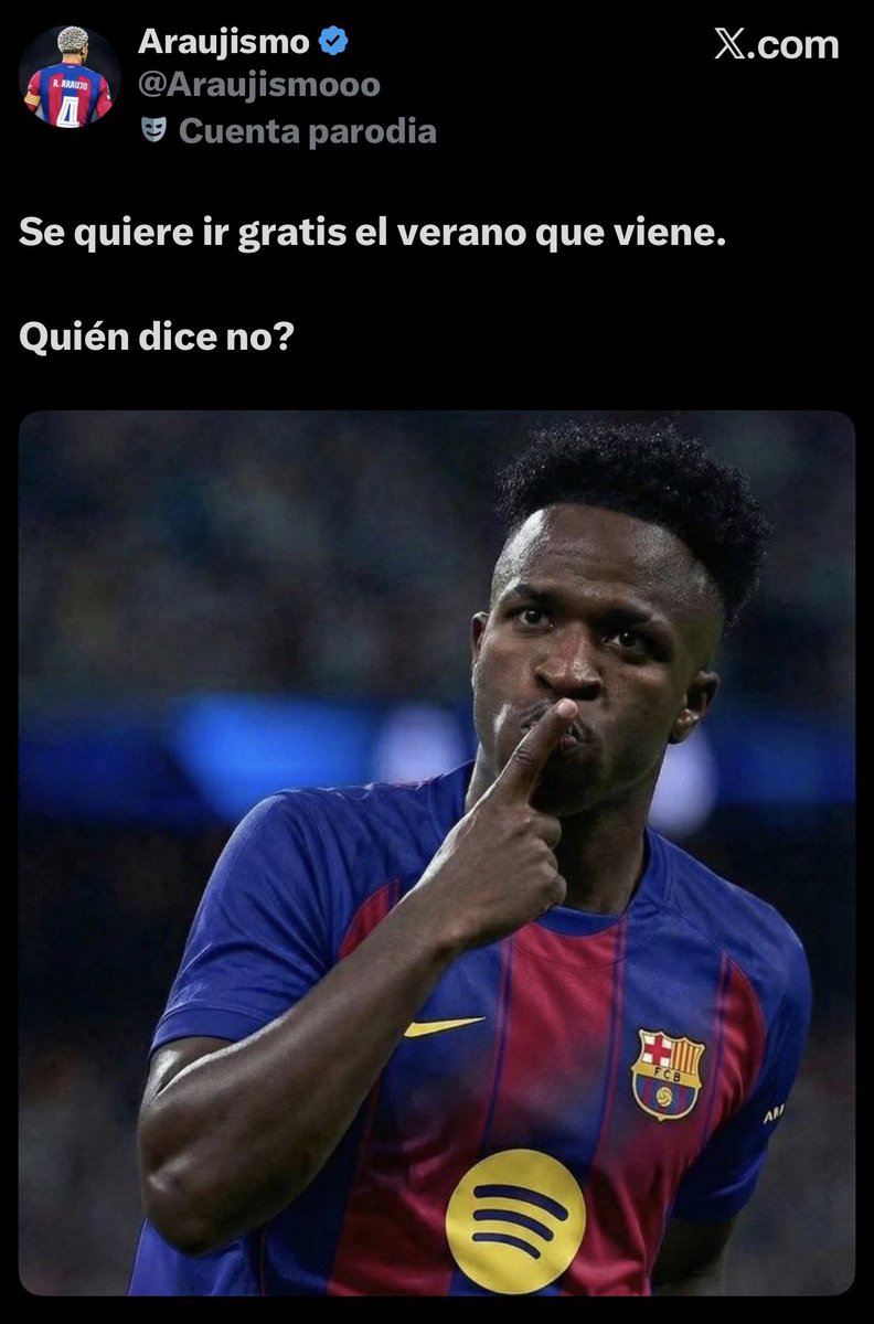 XavismoFCB_'s tweet photo. Se acabó, por fin. Todos los culés hemos decidido salir del armario a la vez.

Han sido mucho años fingiendo que le odiábamos cuando en realidad simplemente le queríamos en el equipo.

Pero las evidencias ya son abrumadoras:

VINICIUS es el MEJOR FUTBOLISTA del MUNDO https://t.co/6GNCbvSFPl