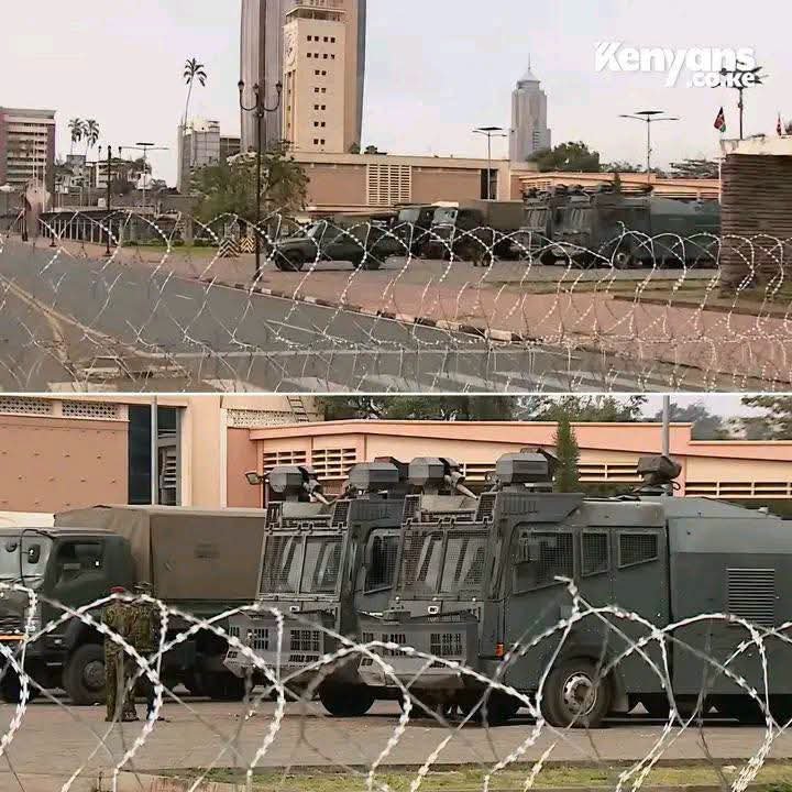 SirEdwardinv's tweet photo. CURRENT SITUATION IN NAIROBI CBD and its environs it’s almost disserted with heavy security personnel deployment https://t.co/tu2nzcWQKZ