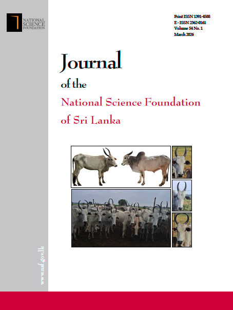 NSFSriLanka's tweet photo. The latest issue of the Journal of the National Science Foundation (Volume 54, No 1, March 2026) is out for online reading.
https://t.co/4e0rdMeH5H https://t.co/PXtvQ7GtCf