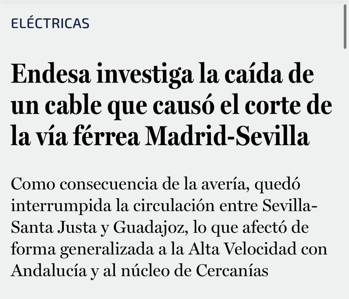 oscar_puente_'s tweet photo. Para ser honestos, algunos medios sí se hicieron eco de la causa del corte una vez ENDESA anunció que abría una investigación para esclarecer estos hechos. https://t.co/0mWQijZolz