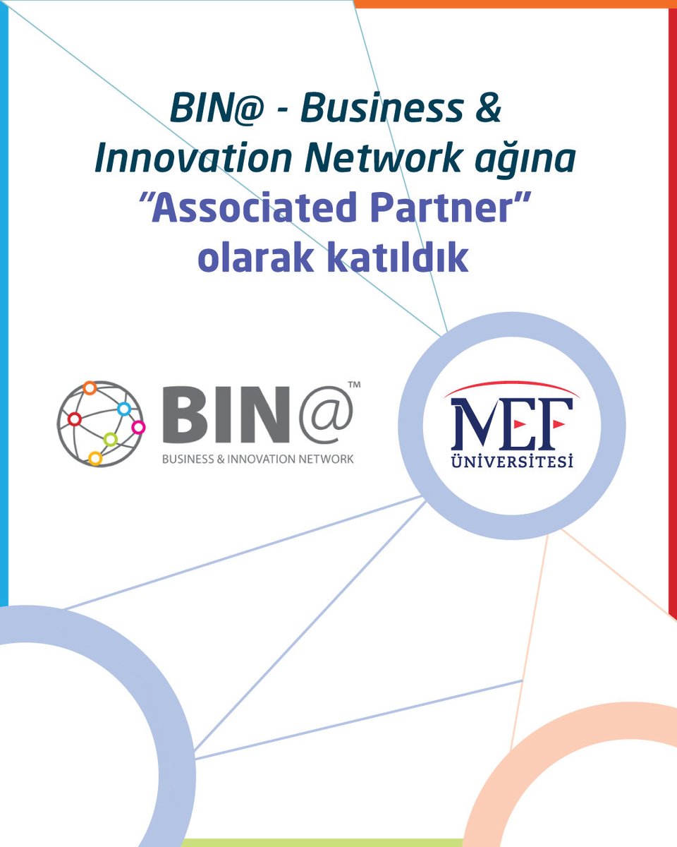 MEFuniversitesi's tweet photo. Açık inovasyonu ve kurumlar arası işbirliğini küresel olarak destekleyen BIN@- Business and Innovation Network e ülkemizden üye olarak katılan ilk kurum MEF Üniversitesi oldu.

Yaklaşık 15 yıldır faaliyet gösteren BIN@; üniversiteler, araştırma kuruluşları, şirketler, yatırımcılar ve kuluçka merkezleri arasında bilgi paylaşımını, açık inovasyonu ve uluslararası iş birliklerini destekleyen güçlü bir ağdır.

Bu üyelik sayesinde araştırma, girişimcilik, inovasyon ve teknoloji transferi alanlarında yeni iş birlikleri geliştirmeyi, akademisyenlerimiz, öğrencilerimiz ve paydaşlarımız için uluslararası fırsatları artırmayı ve ortak değer üretmeyi hedefliyoruz.  

#MEFUniversity #Innovation #TechnologyTransfer #Entrepreneurship #Research #Collaboration #BINnetwork