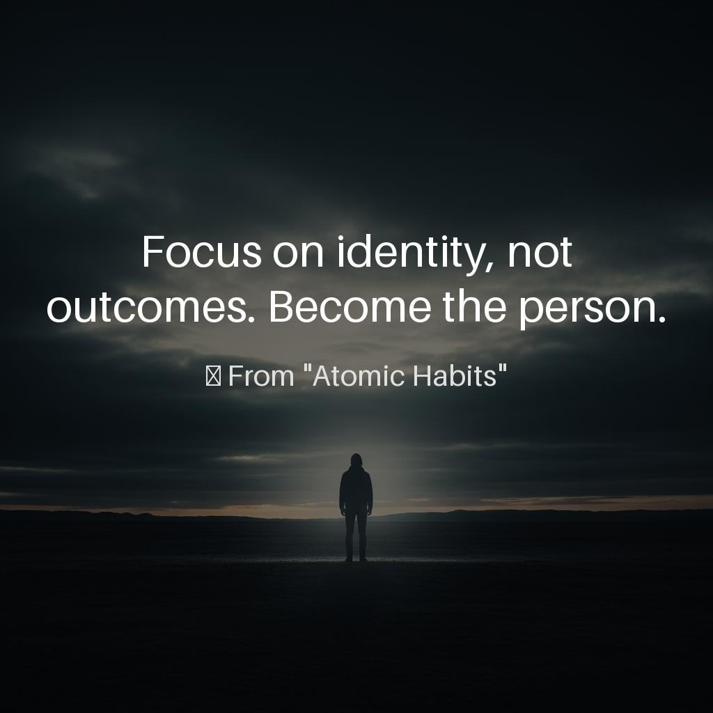 sansin_bec's tweet photo. Today's Insight from 'Atomic Habits' 📚

#BookWorm #GrowthMindset https://t.co/yn5luxu690