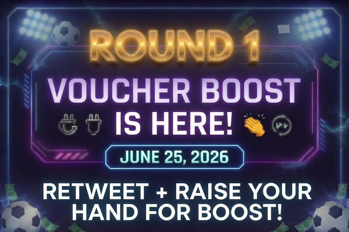 bettingPlug's tweet photo. Thursday  Voucher boost 1st Round

Entries OPEN  now!!!  

Retweet &amp; raise your hand for a boost
 
#BettingPlug https://t.co/H4lZomhfAc